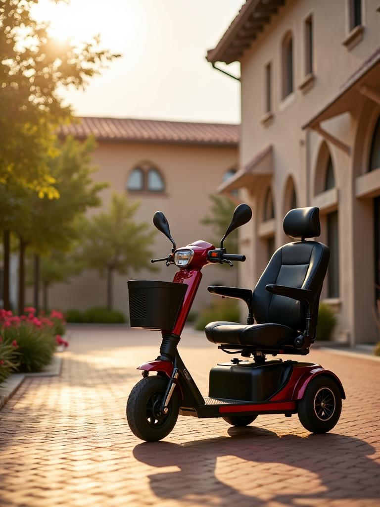Mobility scooters at Country Club Plaza in Kansas City